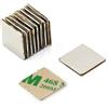 Magnetastico | 10x magneti autoadesivi neodimio N52 quadrato 20x20x1 mm | Magneti adesivi con nastro adesivo marca 3M | Calamite adesive potenti con pellicola adesiva, forza calamita adesiva elevata