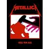 Flagline Heart Rock Bandiera Originale Metallica Kill'Em all, Tessuto, Multicolore, 110x75x0.1 cm