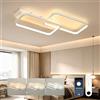 OTREN Plafoniera LED Soffitto Dimmerabile 40W 61 cm con Telecomando