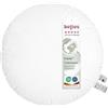 beties - cuscino publik, in piuma (vere piume), lavabile, lavorazione tradizionale, colore crema, 100% cotone, crema, 40 Ø cm