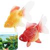 Générique Acquario Pesce Ornament, Moving Fish Decoration, 1,77 x 1,97 cm, Orange Toy Design, Natural Drifting Motion, Fun Home Decor for Family, Friends, and Colleagues' Fishes Tanks