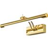 DOITOOL Lampada Specchio Bagno Led Dorata 40Cm, Applique Da Parete Vintage Per Trucco E Illuminazione Interna, Facile Installazione Per Soggiorno E Camera Da Letto