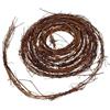 WUNZILO 1 pezzo Corona di Vite,Ghirlanda Natalizia con Ramo in Rattan e Ramo di Natale, Decorazione per Le Vacanze di Natale, Fai da Te, Matrimonio, Parete della Porta (4,6 m)