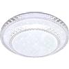CLICLED Plafoniera LED Da Soffitto 36W Rotonda Luce Dimmerabile Effetto Cielo Stellato CCT 3000-4000-6500K con Telecomando Diametro ø32 cm