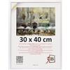 3-B Cornice portafoto MEGA - Bianco - 30x40 cm - cornice in legno con vetro acrilico