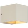 Qazqa transfer - Appliques Moderno - 1 luce - L 10.5 cm - Beige - Moderno - Soggiorno I Camera da letto I Sala da Pranzo I Cucina