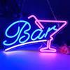 HSMHLYYB Insegna Luminosa Cocktail, Luce per Insegne al Neon a LED, Insegne Luminose Bar, Alimentata da USB Insegne Luminose Neon per camera da letto Casa Bar Club Cucina Hotel Matrimonio Compleanno