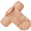 ELYSYSRL 2pcs Federa Cuscino Cervicale in Lino Traspirante con Cerniera Nascosta, Copri Cuscino Cilindrico 40x15 20x80, for Camera da letto e Soggiorno(Champagne,20x80cm)