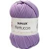 SUNLUX Fettuccia Lilla 200g, Filato Lilla per borse, Fettuccia Spessa 2,5cm x 60m