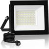 wowspeed Faretto LED da Esterno 50W, 5000LM Faretti LED 3000K Bianco Caldo Faro LED Esterno, IP65 Impermeabile Faretti LED Esterno per Giardino,Patio, Cortile, Terrazza, Garage