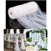 Pmnzdy 160 cm Tulle Bianco Tessuto in Tulle Organza Tessile Wedding Tulle Decorazione Fai da Te per Matrimonio, Festa, Compleanno, tutù, DIY Decorazioni Artigianali 20 Metri