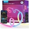 Govee Neon Rope Light 2, RGBIC Neon Strisica LED 3m, Mappatura delle Forme
