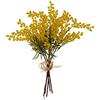 Zelda Bomboniere Mazzo Mimosa 5 Steli 40 cm Fiori Artificiali Decorazione Regalo Festa della Donna