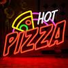 OYCGZV Insegna al neon per decorazione da parete, luce al neon colorata, dimmerabile, USB, per pizzerie, camion alimentari, cucina, bar, ristorante, casa, feste, decorazione per finestre