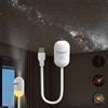 Generico Proiettore galassia 2 in 1 con luce notturna, con 3/6/12 pellicole scorrevoli, per luce portatile USB con cielo stellato, rotazione a 360°, con luminosità dimmerabile per camera da letto. (3pcs)