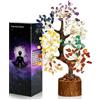 Vicloon Sette Chakra Albero della Vita, Albero di Cristallo, Cristalli Curativi, Fengshui Ornamento, Guarigione Meditazione Reiki Portafortuna Regalo, Home Office Decorazione