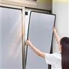 LXHGVKHJ Pellicola Isolante Per Finestre in Alluminio, Doppia Faccia Protezione UV Pellicola Riflettente, Isolamento Acustico Pellicolas Oscurante per Finestre, Riutilizzabile(95x135cm)