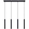 Arcchio Lampada a Sospensione Moderna 4 luci cilindri LED, Lampadario Cucina con Faretti Luci Isola Stile Minimalista Industrial Scandinavo inclusi Ferro Nero