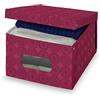 DOMO PAK LIVING Domopak Living Scatola Armadio Ella Purple, Bordeaux, 50 x 39 x 24 cm