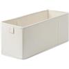 Generic Contenitore lungo e, in tessuto morbido, compatto, facile accesso, multiuso, resistente alla polvere, portatile, organizer stabile per calzini, biancheria intima per cassetti