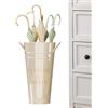 jamgeery Porta Ombrelli In Metallo, Portaombrelli Design Moderno Contenitore Per Ombrelli Rotondo Portaoggetti Creativo Per Ombrellis Per Ingresso, Corridoio, Camera, Giardino, 40x18cm