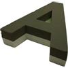 Seat Flor spugna per fiori a forma di lettera, dalla A alla Z (altezza 25 cm.) spugna per decorazioni floreali (lettera A)