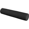 Waigg Kii Cuscino Cilindrico, Cuscino lungo per bracciolo divano e letto, rotondo, per supporto collo/lombare (10 x 50 cm, nero)