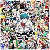 LYLSDSB My Hero Academia Adesivi 106 pezzi, impermeabili, per computer portatili, biciclette, skateboard, bottiglie, iPhone, bumper in vinile, per bambini, adulti