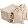 Ruby 50pcs Sacchettini Juta e Cotone - 10 X 15cm Sacchettini Stoffa,Sacchetti Regalo Tessuto Sacchetto Regalo in Juta RI.Utilizzabile Sacchettini Bomboniere Matrimonio