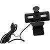TEMPNAP Telecamera per PC 1080p USB in Abs Nero, Videocamera Alta Definizione Versatile per Live Streaming e Videoconferenze Desktop