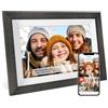 B3F7M4R9J2 Cornice per foto da 32 GB di memoria da 10,1 pollici Smart Digital Picture Frame Legno WiFi IPS HD 1080 P Electronic Photo Touch Screen