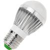 BEMATIK.COM BeMatik - Lampadina a LED G45 E27 230VAC 3W luce fredda