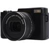 ASHATA Fotocamera Digitale 4K per Fotografia e Video, Fotocamera Vlogging da 48 MP, Display Pieghevole da 3 pollici, Zoom Ottico 5X, Zoom Digitale 8X, Fotocamera
