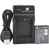 DSTE batteria agli ioni di litio e caricabatterie micro USB compatibile con Olympus LI-90B LI-92B Tough TG-1 TG-2 TG-3 SH-1 SH-50 SH-60 SP-100 XZ-2 iHS