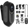 KAMREA Mini action cam HD1080P, portatile, POV, Vlog, con scheda da 64 GB, per viaggi, sport all'aria aperta