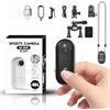 Winnes Action Cam 4K WiFi, Bodycam Mini con magnete e clip, grandangolo di 120°, fotocamera per casco moto, fotocamera sportiva, impermeabile fino a 30 m, con custodia, lunga durata della batteria, per sci e