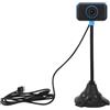 CRAFTHROU Telecamera USB 0.3mp con Microfono Incorporato, Design Flessibile in Plastica, Compatibile per Notebook e Videoconferenze con Risoluzione 640x480 a 30fps