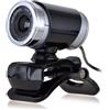 LRXIYODE Webcam con Microfono USB 720p per Computer Desktop e Laptop, Video Chiaro, Plug And Play, Clip in Plastica, per Teleconferenze e Streaming
