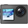 MuchLuckystar Action Camera, 4 K doppio schermo per pesca all'aperto e moto Dashcam impermeabile sport registrazione video HD dispositivo di fotografia