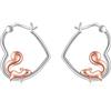 YFN Orecchini Animali Argento Sterling Carino Animale Pendenti Orecchini Gioielli Regali per Donna Bambina