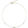 Breil, My Lucky Collection, Collana Donna Eye of Light TJ3178, Collezione Gioielli Giulia Salemi, in Acciaio Colorato, con Cubic Zirconia, Chiusura a Moschettone, Colore Gold, 45 Cm