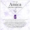 Bramart Collana Amica Pietra Ametista Regali per lei Idea Regalo per migliori amiche Argento Oro Natale Compleanno Motivazionale - Cofanetto con DEDICA incluso (Pietra Ametista Amica arg)