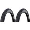 SCHWALBE 4026495912570, Copertoncino.SW 29x2.35 (60-622) Smart Sam ADD HS624 RIG. Unisex-Adult, Nero (Confezione da 2)