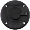 Scotty # 344-bk Round Flush Deck Staffa di Montaggio Nero Sealed Fondo con Rain cap