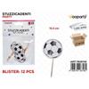 Altro Wooparty Stuzzicadenti Calcio 12Pcs 10.5Cm