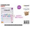 Altro Wooparty Candeline H. Birthday 3Pcs 8.5Cm /Pz Da 24**