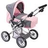 Bayer CHIC 2000 Carrozzina per bambole Leni, 2 in 1 con custodia rimovibile