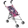 Bayer Chic 2000® Passeggino per bambole Roma, unicorno, blu navy, per bambole fino a 50 cm, 3-4 anni, mini passeggino