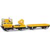 Rivarossi HR2925 DBG, veicolo di manutenzione KLV 53, livrea giallo/blu, ep. Locomotiva V-VI - Diesel