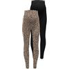 ONLY MATERNITY Olmlovely Life New Leg 2 Pezzi AOP Jrs Noos, Nero, L